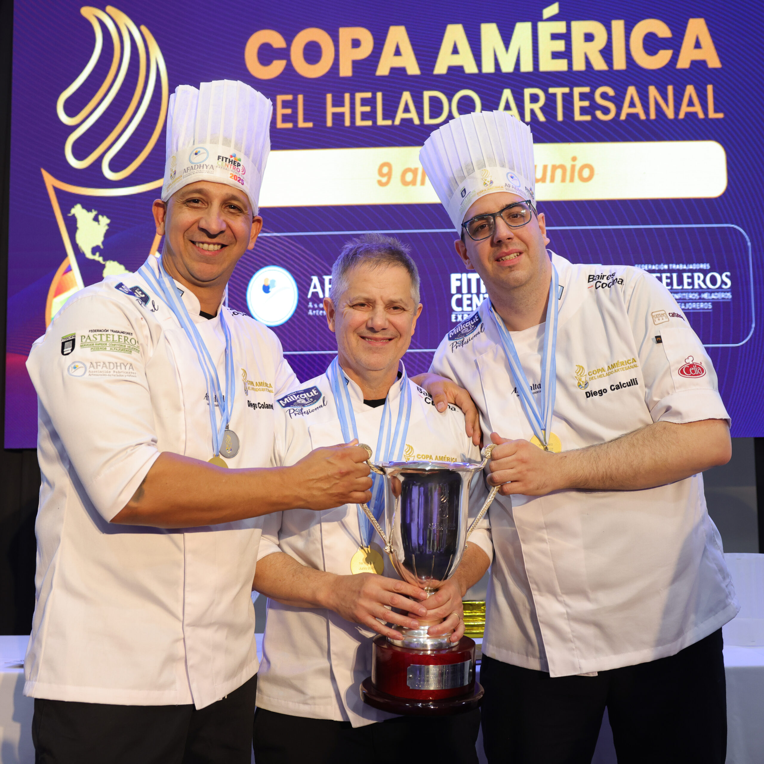 Argentina campeona en la Copa América del Helado Artesanal