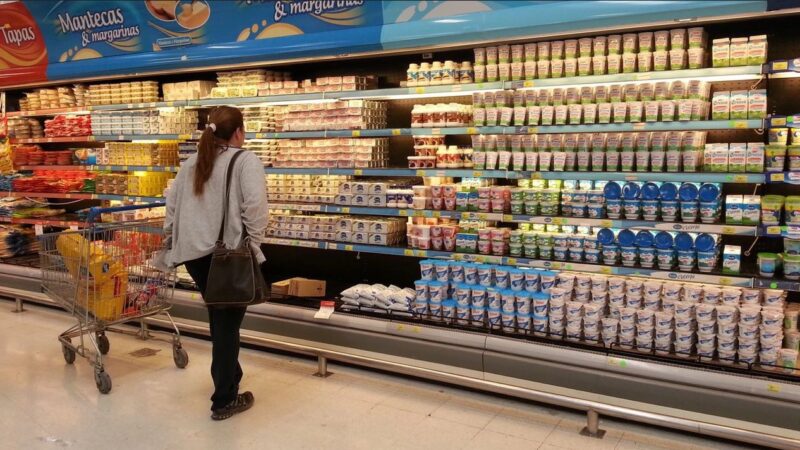 Las ventas en supermercados en agosto